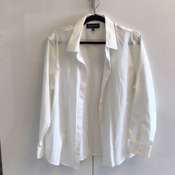 Cotton white suit blouse - Picture 1 of 4